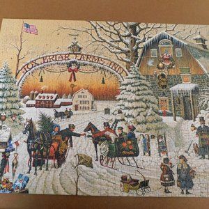 Charles Wysocki Holiday Collection A Christmas Greeting 1000 Piece Jigsaw Puzzle